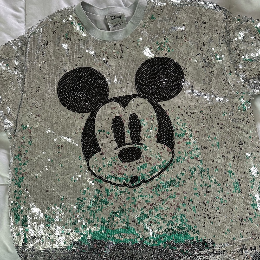 Forever 21 x Disney Sequin Shirt